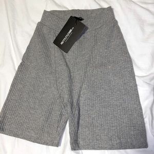 PrettyLittleThing thermal biker shorts, size 0